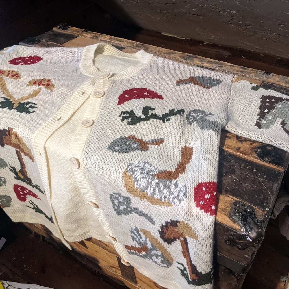 New Knit Mushroom Sweater